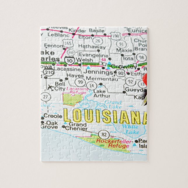 Louisiana Jigsaw Puzzle (Vertical)