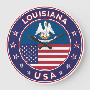 Louisiana Large Clock