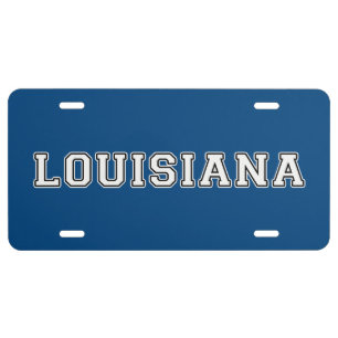 Louisiana License Plate