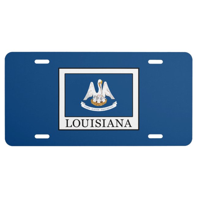 Louisiana License Plate (Front)