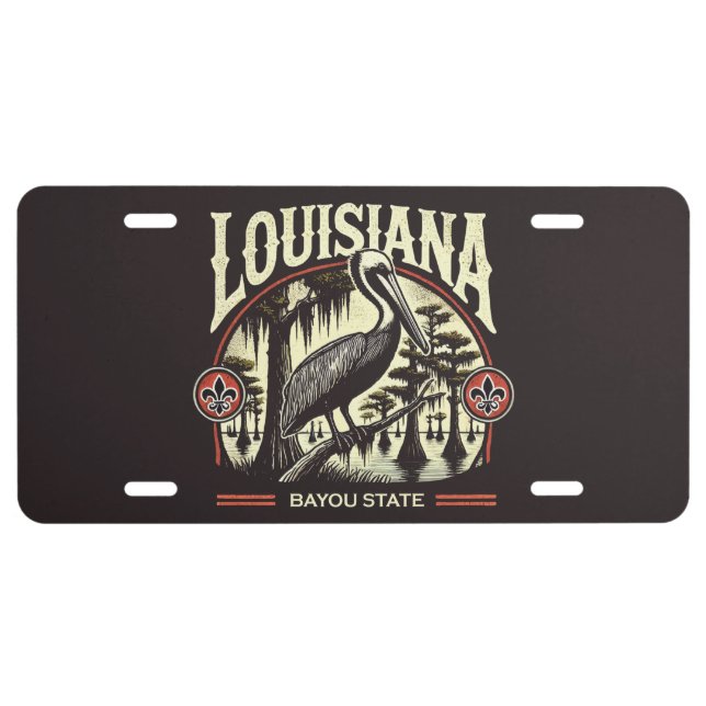 Louisiana License Plate (Front)
