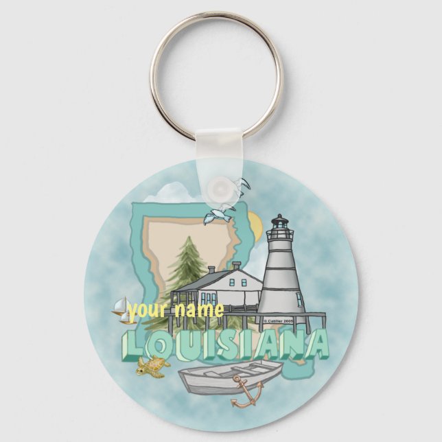 Louisiana Lighthouse  keychain (Front)
