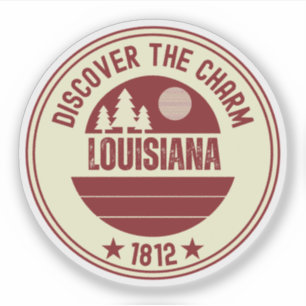 Louisiana Love - Cajun Country Gift  Sticker