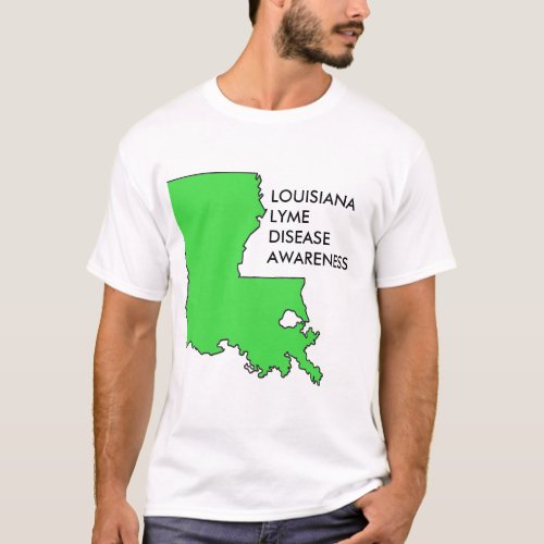 Louisiana Lyme Disease Awareness T_Shirt