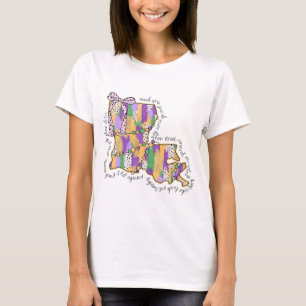 Louisiana Mardi Gras Bourbon Street Carnival T-Shirt