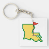 Louisiana Sunset Keychain
