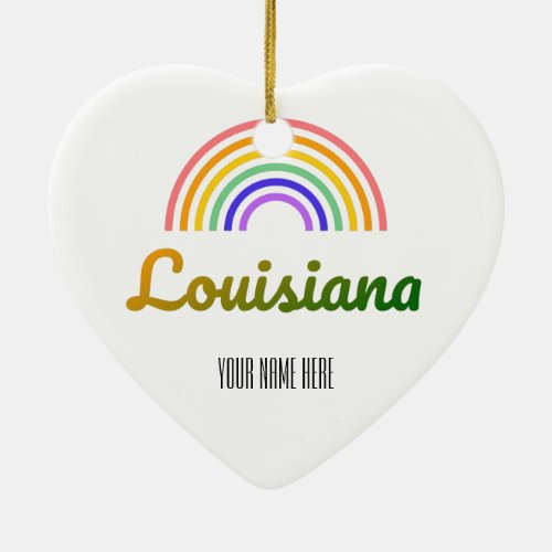 Louisiana _ New Orleans _ Vintage Ceramic Ornament