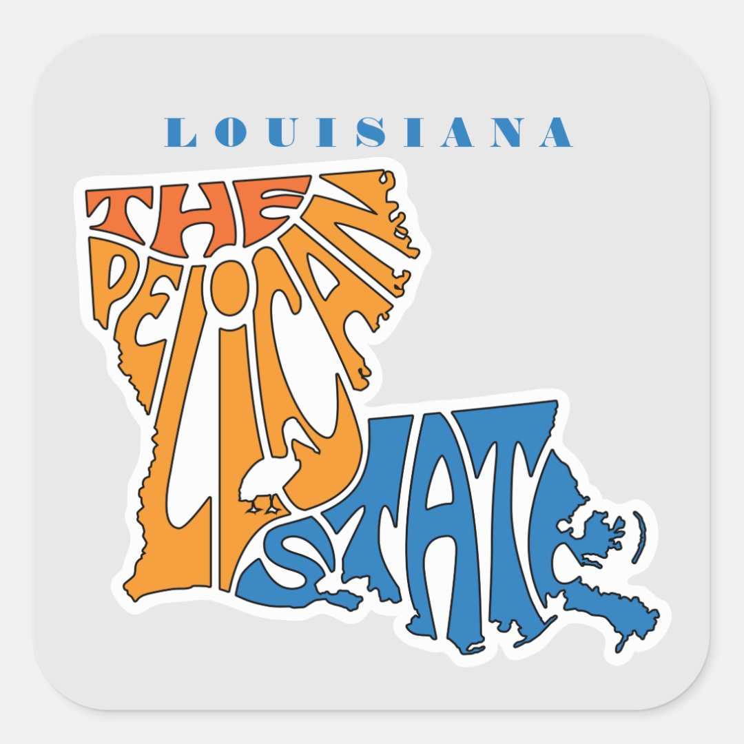 Louisiana Nickname Word Art Square Sticker Rdc5eec8b1b164f469289048051a94eb4 0ugmc 8byvr 1080 