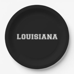 Louisiana Paper Plates