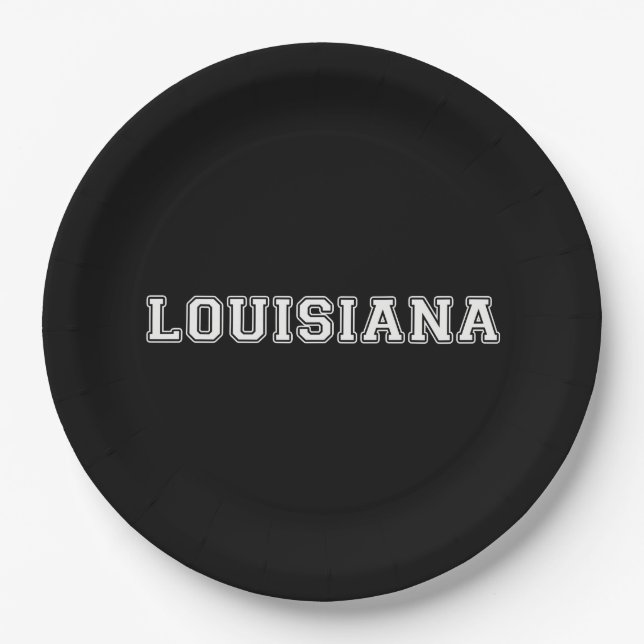 Louisiana Paper Plates (Front)