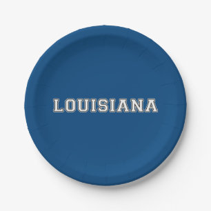 Louisiana Paper Plates