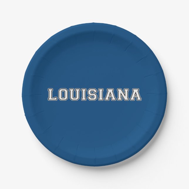 Louisiana Paper Plates (Front)
