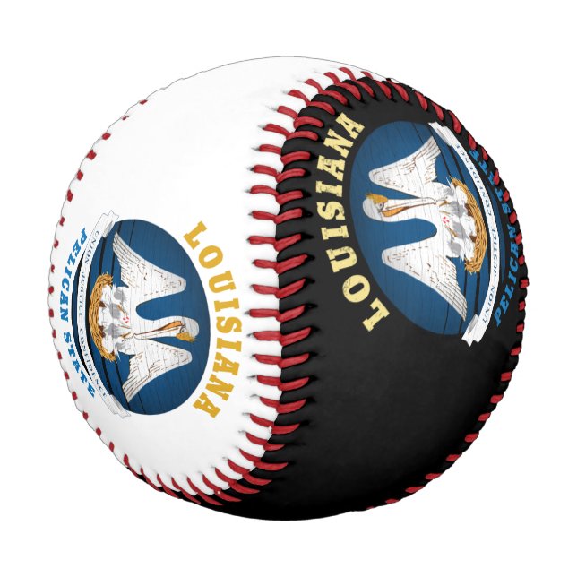 LOUISIANA PELICAN STATE FLAG BASEBALL (Angled)