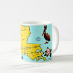 Louisiana - Pelican State  Mug<br><div class="desc">A colorful vintage postcard from Louisiana repurposed on a coffee mug!</div>