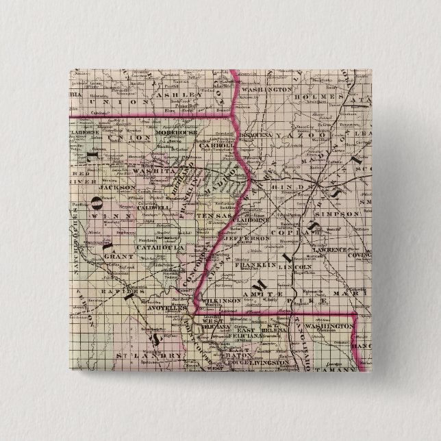 Louisiana Pinback Button (Front)