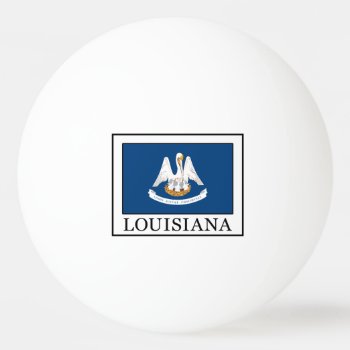 Louisiana Ping Pong Ball by KellyMagovern at Zazzle