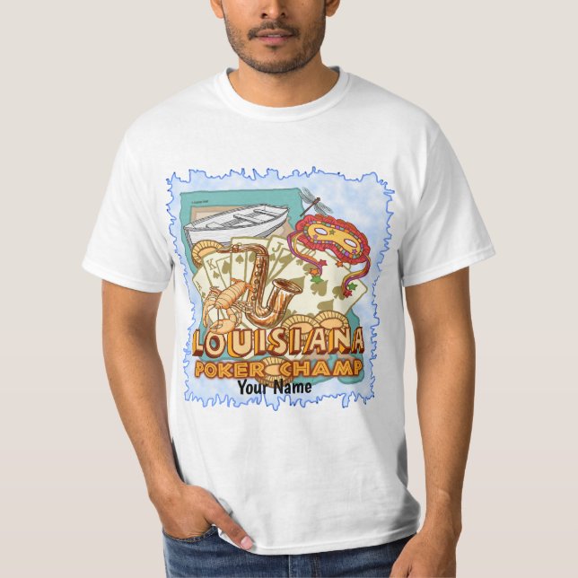 Louisiana Poker T-Shirt (Front)