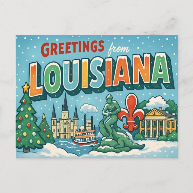 LOUISIANA Postcard (Front)