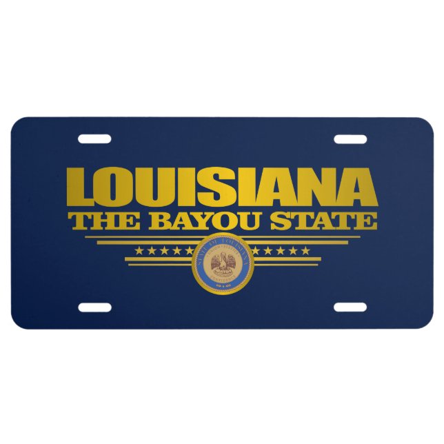 Louisiana Pride License Plate (Front)
