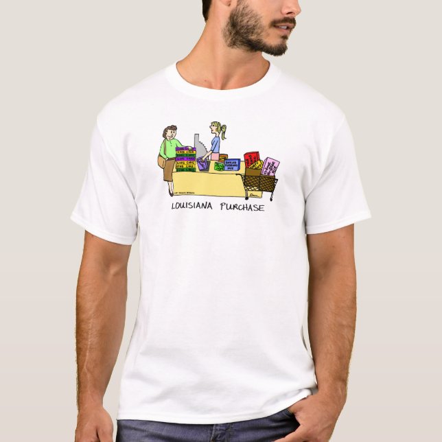 Louisiana Purchase Cartoon Shirt (Front)