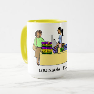 Louisiana Purchase Fun Mardi Gras Cartoon Humor Co Mug