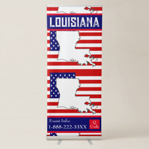 LOUISIANA  RETRACTABLE BANNER