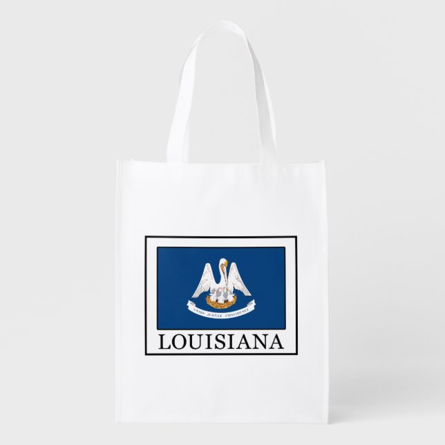 Louisiana Reusable Grocery Bag (Front)