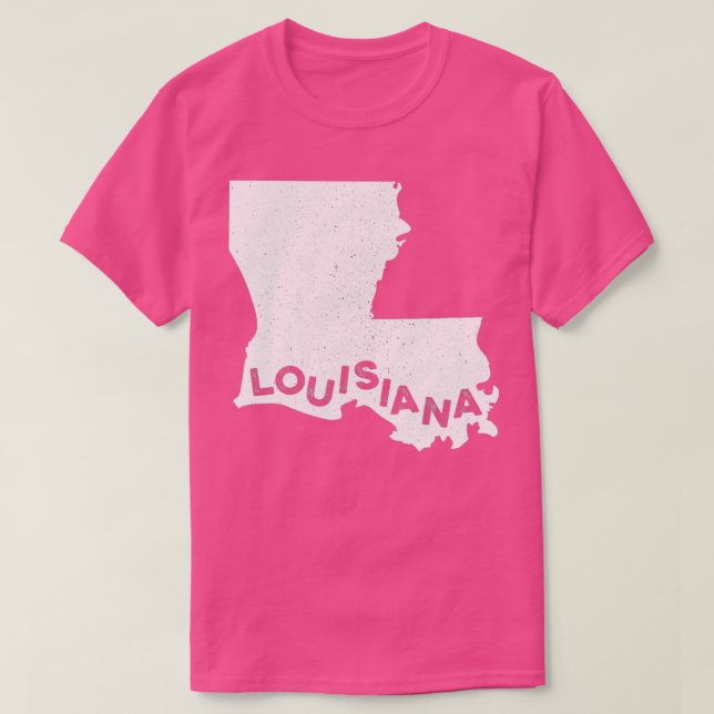 Louisiana  Roots State Map Home Love Pride Gift  T-Shirt (Design Front)