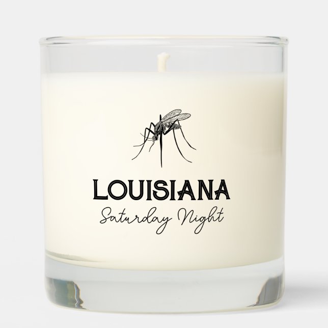 Louisiana Saturday Night Customizable Candle (Front)