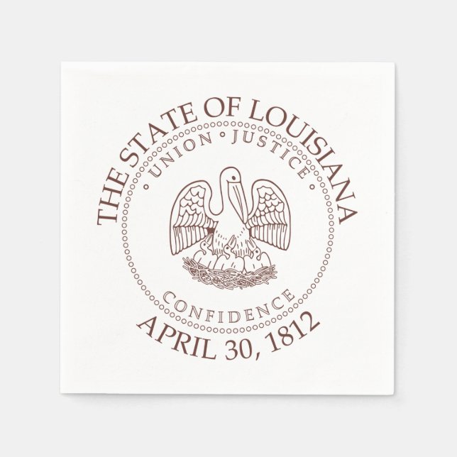 Louisiana sign napkins (Front)