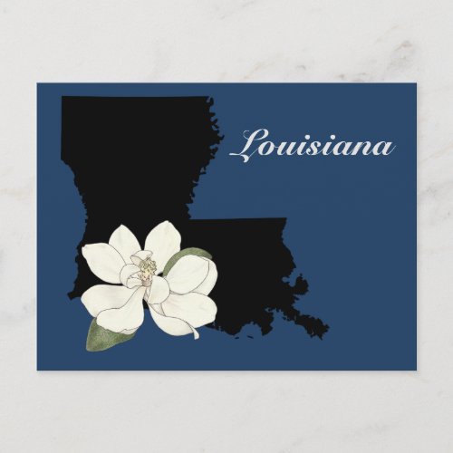 Louisiana Silhouette Postcard