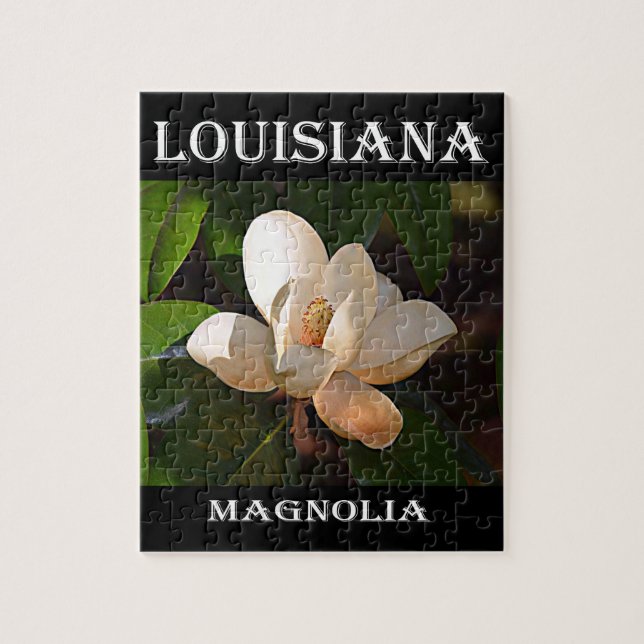 Louisiana Southern Magnolia Jigsaw Puzzle (Vertical)