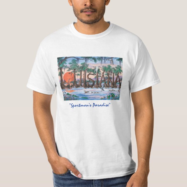 Louisiana Sportman's Paradise T-shirt (Front)