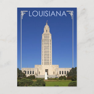 Louisiana State Capitol building, Baton Rouge Postcard