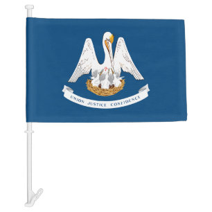 Louisiana State Car Flag