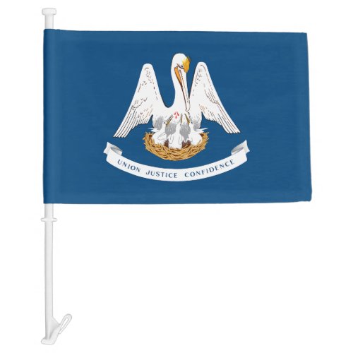 Louisiana State Car Flag
