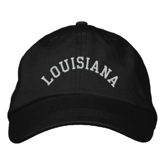 Louisiana State Embroidered Embroidered Baseball Hat