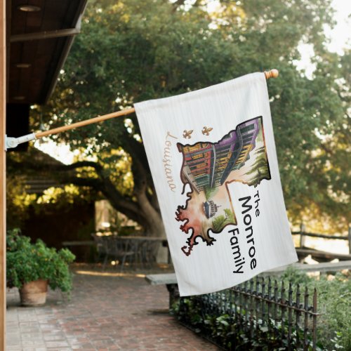 Louisiana State Family Flag