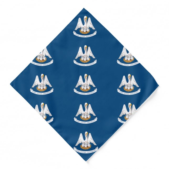 Louisiana State Flag Bandana (Front)