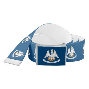 Louisiana State Flag Belt