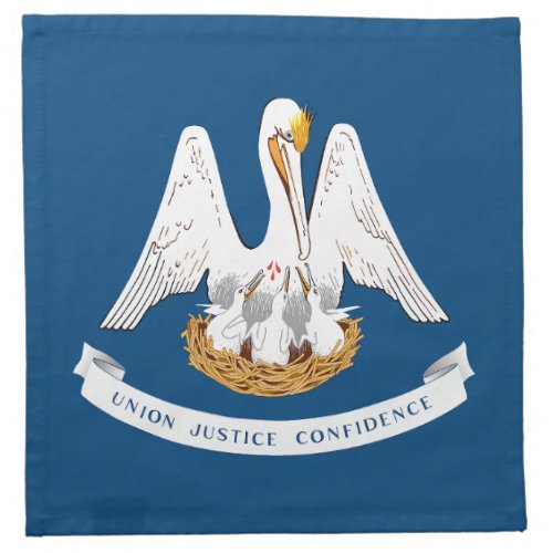 Louisiana State Flag Cloth Napkin