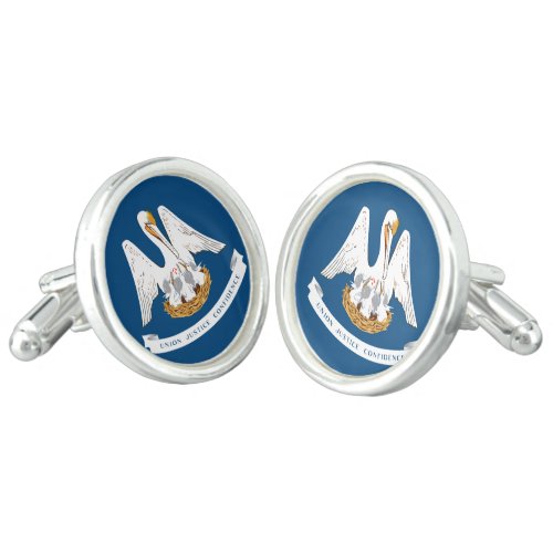 LOUISIANA STATE FLAG CUFFLINKS