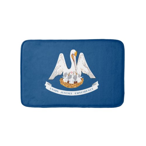 Louisiana State Flag Design Bath Mat