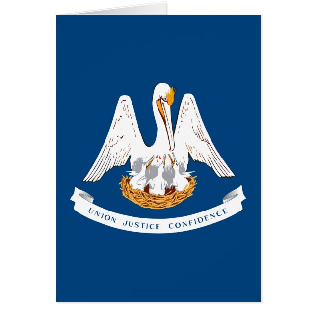 Louisiana State Flag Design Cards (Front)