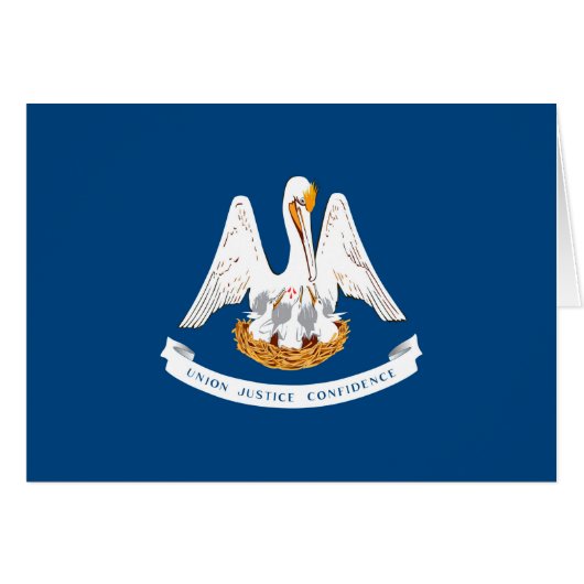 Louisiana State Flag Design Cards (Front Horizontal)