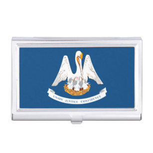 Louisiana State Flag Design Case For Business Cards