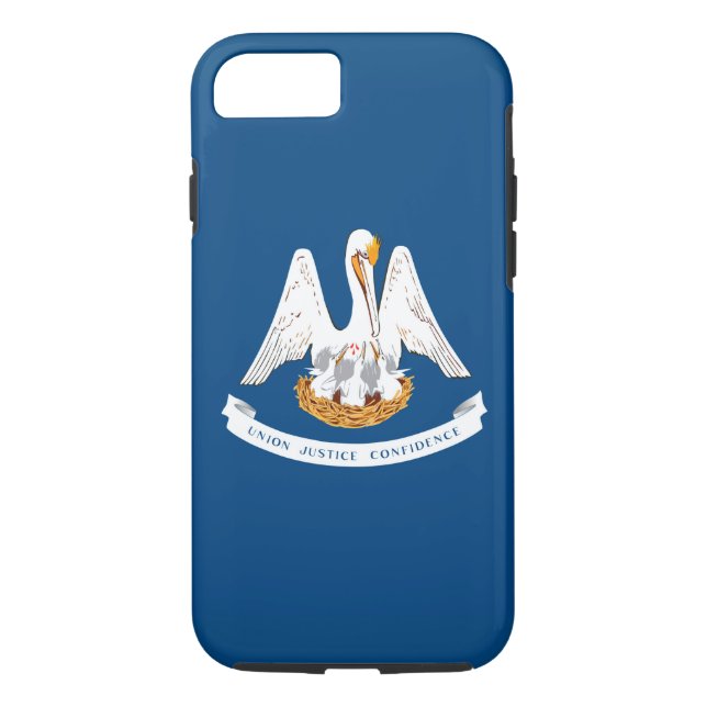 Louisiana State Flag Design Case-Mate iPhone Case (Back)