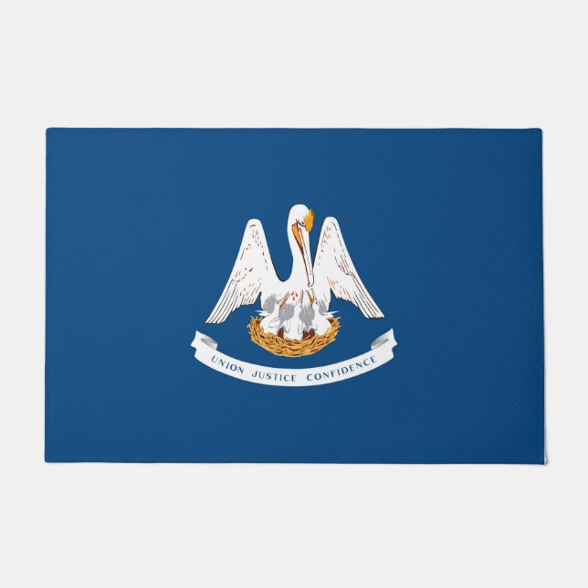 Louisiana State Flag Design Doormat (Front)