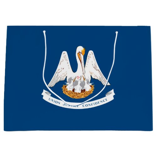 Louisiana State Flag Design Large Gift Bag