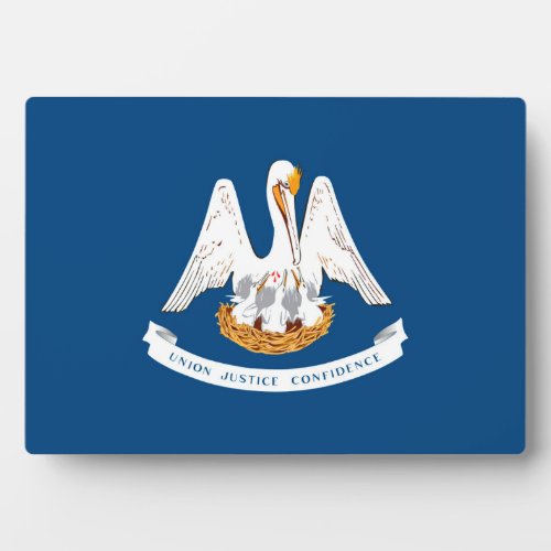 Louisiana State Flag Design Plaque